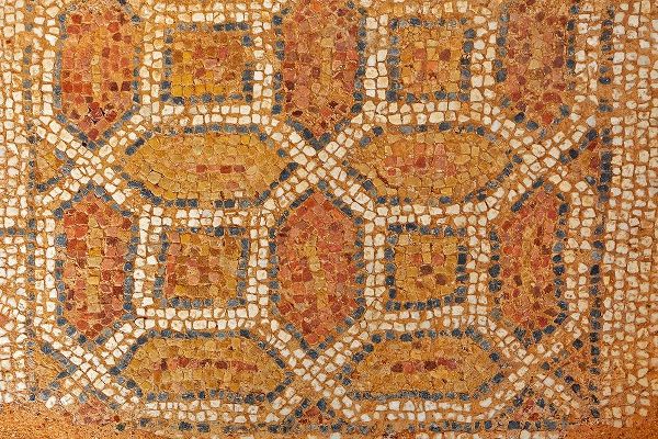 Greece-Philippi Mosaic floor in ancient city
